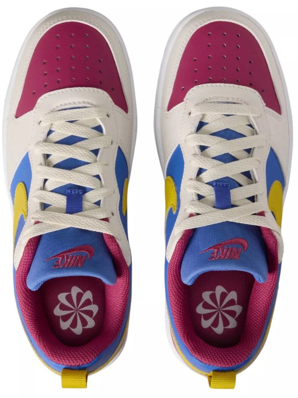 Nike Kids' Grade School Court Borough Low Recraft Shoes -  Color: Blue/Red